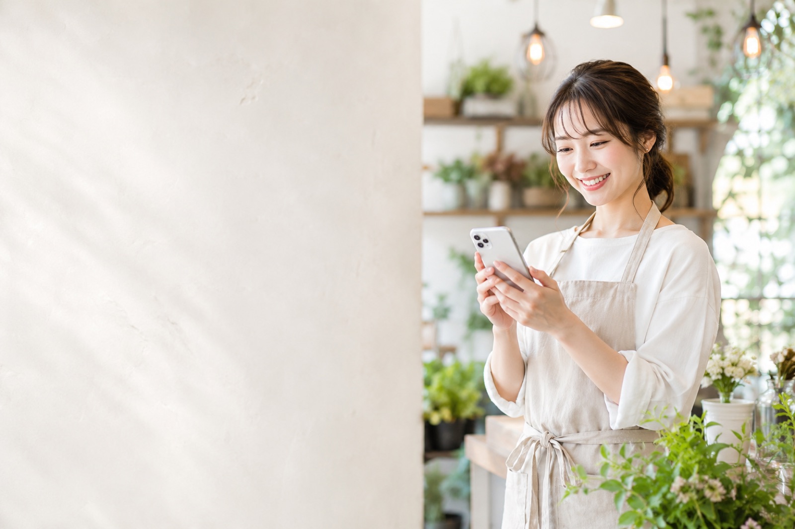 LINEで予約を管理する店舗オーナー